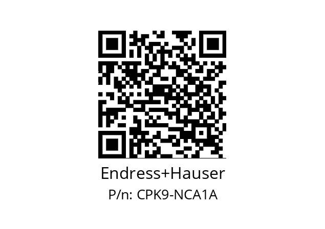   Endress+Hauser CPK9-NCA1A