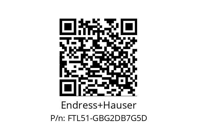   Endress+Hauser FTL51-GBG2DB7G5D