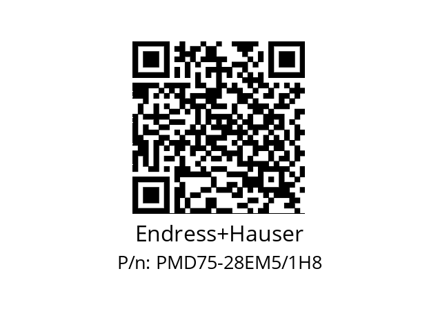   Endress+Hauser PMD75-28EM5/1H8