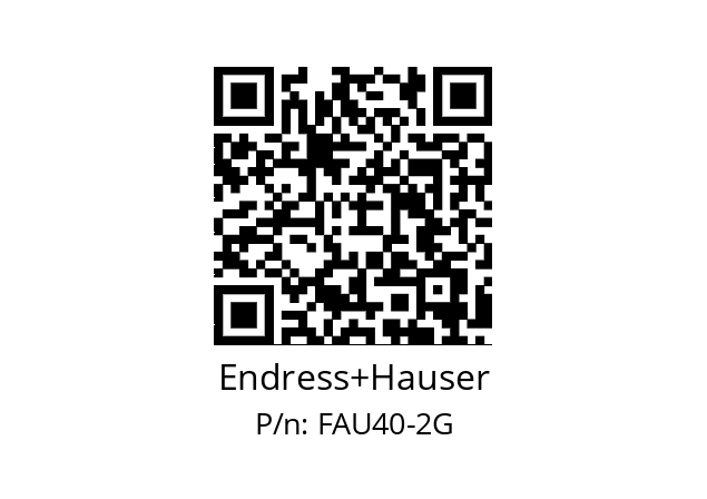   Endress+Hauser FAU40-2G