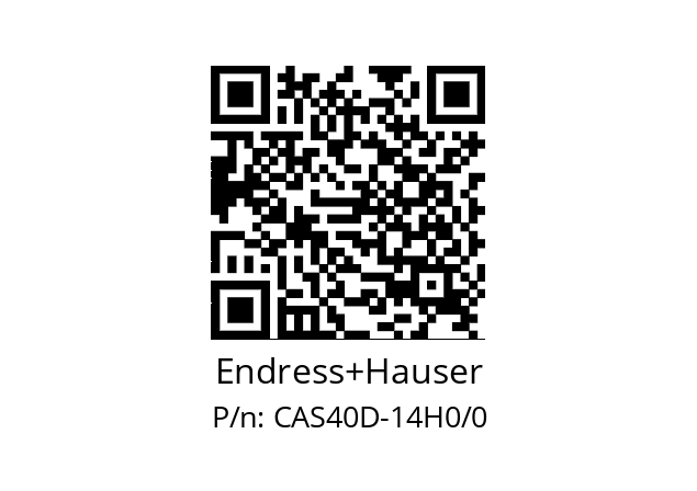   Endress+Hauser CAS40D-14H0/0