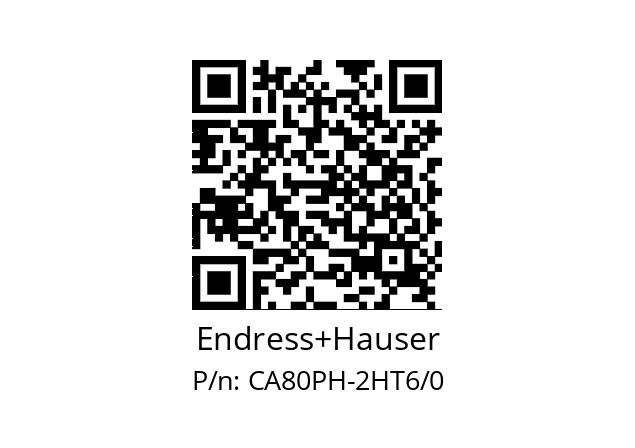   Endress+Hauser CA80PH-2HT6/0