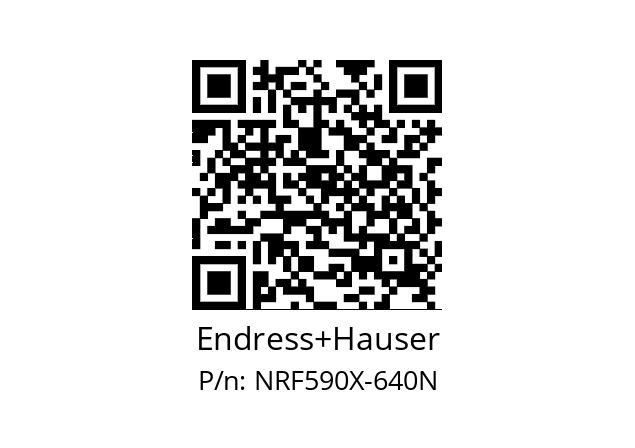   Endress+Hauser NRF590X-640N