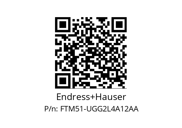   Endress+Hauser FTM51-UGG2L4A12AA