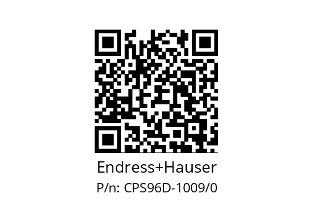   Endress+Hauser CPS96D-1009/0