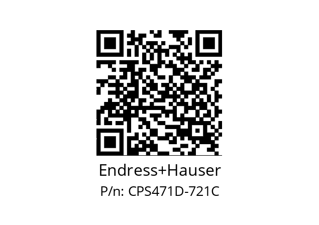   Endress+Hauser CPS471D-721C