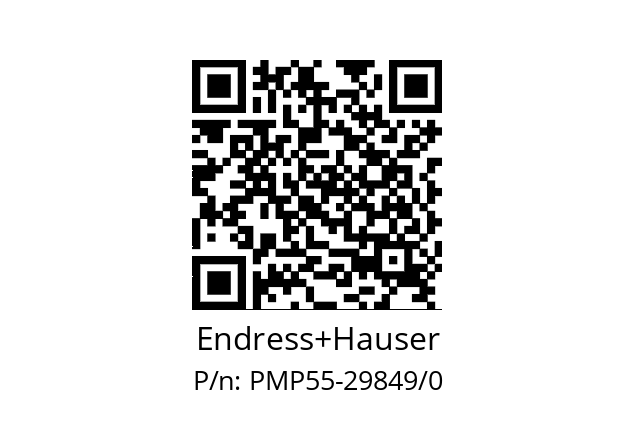   Endress+Hauser PMP55-29849/0