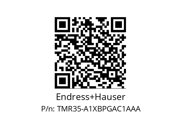   Endress+Hauser TMR35-A1XBPGAC1AAA