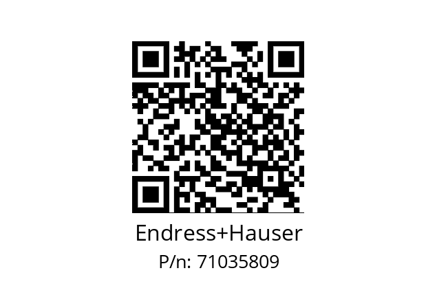   Endress+Hauser 71035809