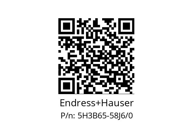   Endress+Hauser 5H3B65-58J6/0