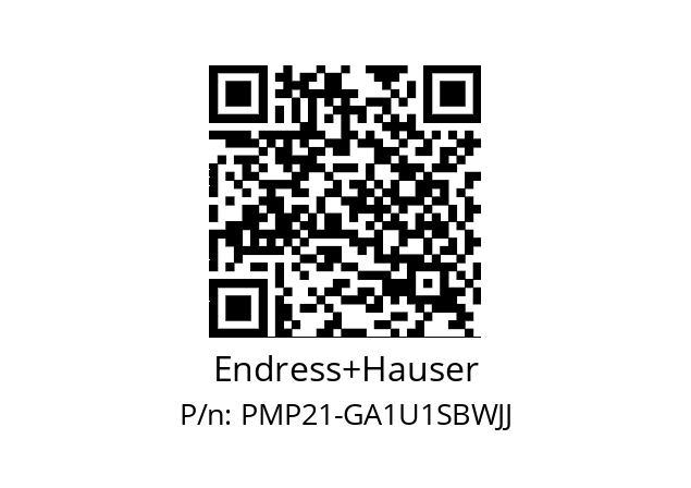   Endress+Hauser PMP21-GA1U1SBWJJ