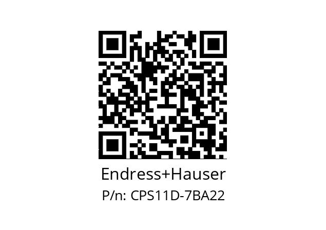   Endress+Hauser CPS11D-7BA22