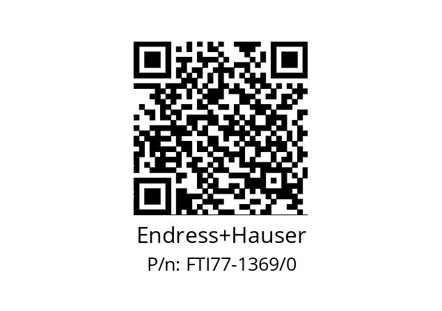   Endress+Hauser FTI77-1369/0