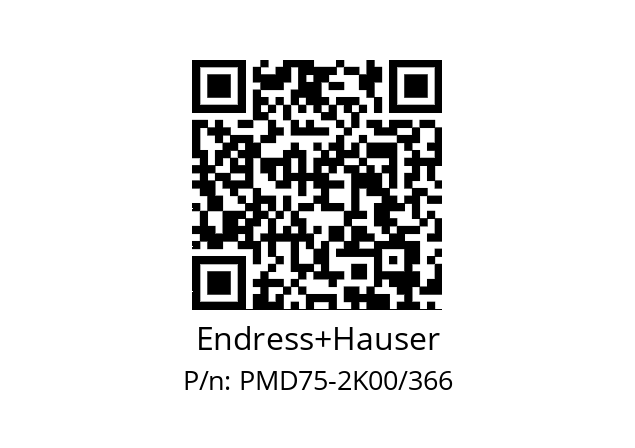   Endress+Hauser PMD75-2K00/366