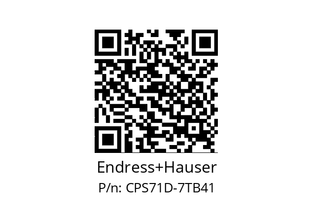   Endress+Hauser CPS71D-7TB41