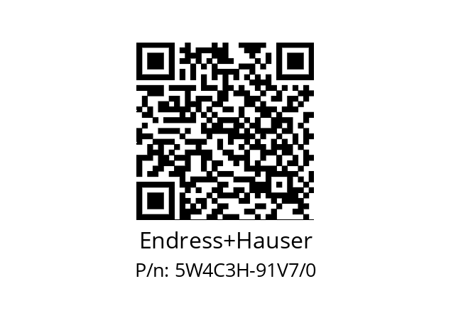   Endress+Hauser 5W4C3H-91V7/0