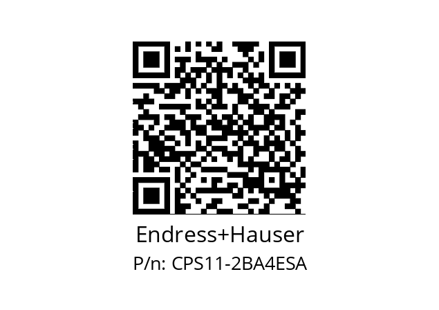   Endress+Hauser CPS11-2BA4ESA