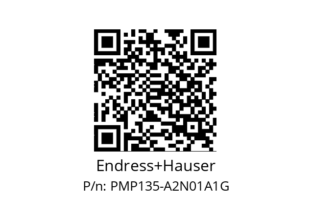   Endress+Hauser PMP135-A2N01A1G