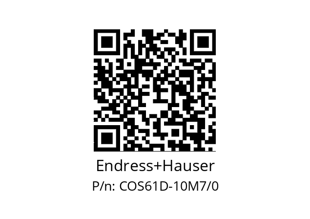   Endress+Hauser COS61D-10M7/0