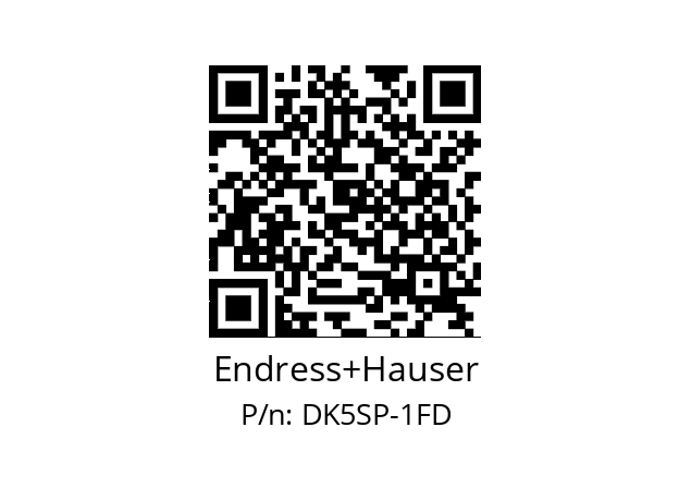   Endress+Hauser DK5SP-1FD