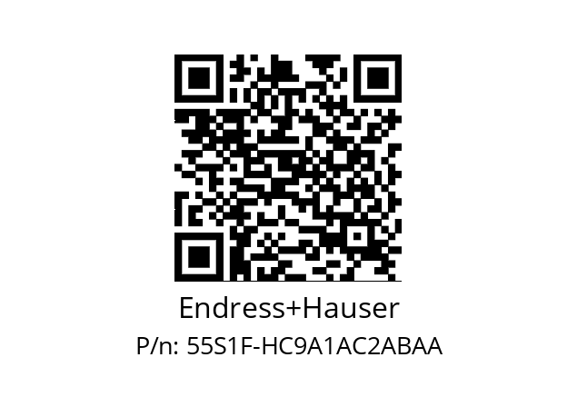   Endress+Hauser 55S1F-HC9A1AC2ABAA