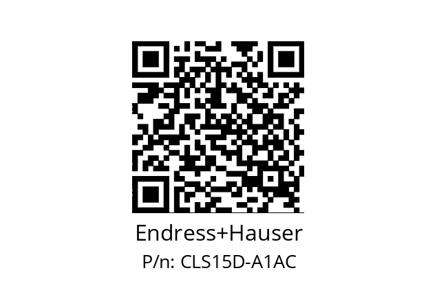   Endress+Hauser CLS15D-A1AC