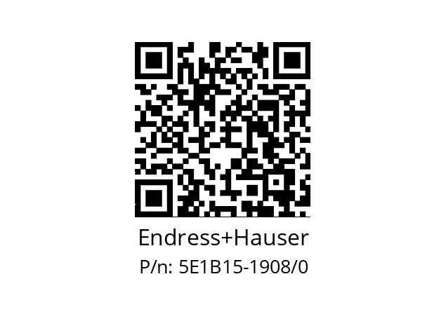   Endress+Hauser 5E1B15-1908/0