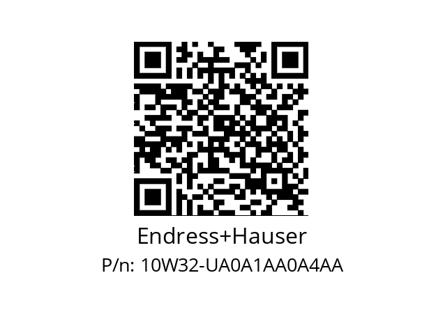   Endress+Hauser 10W32-UA0A1AA0A4AA