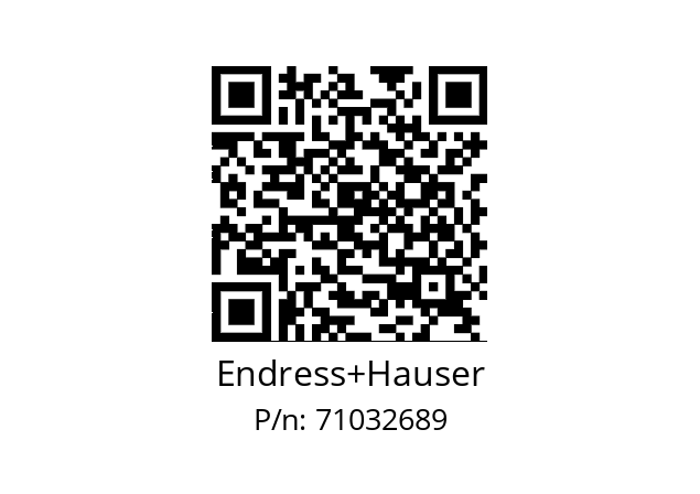   Endress+Hauser 71032689