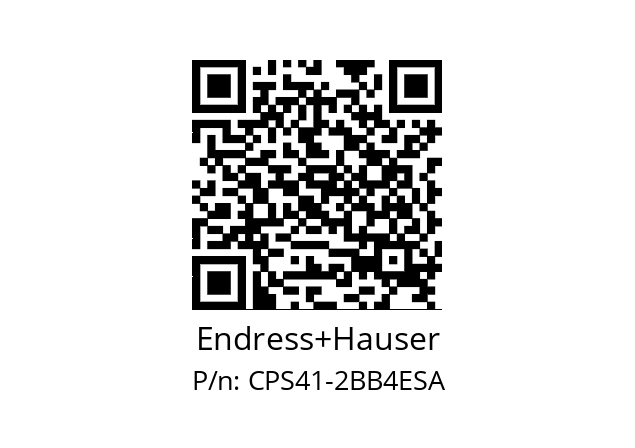   Endress+Hauser CPS41-2BB4ESA