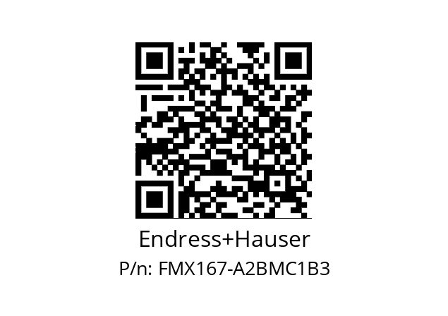   Endress+Hauser FMX167-A2BMC1B3