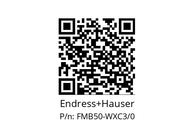   Endress+Hauser FMB50-WXC3/0