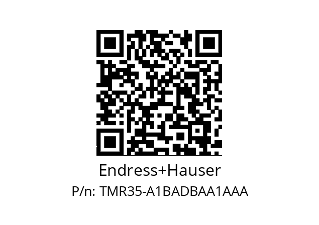   Endress+Hauser TMR35-A1BADBAA1AAA