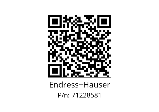   Endress+Hauser 71228581