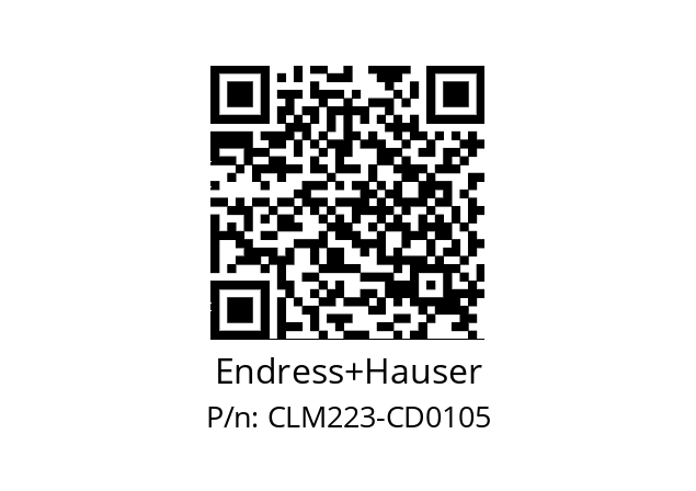   Endress+Hauser CLM223-CD0105