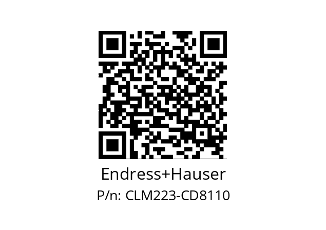   Endress+Hauser CLM223-CD8110