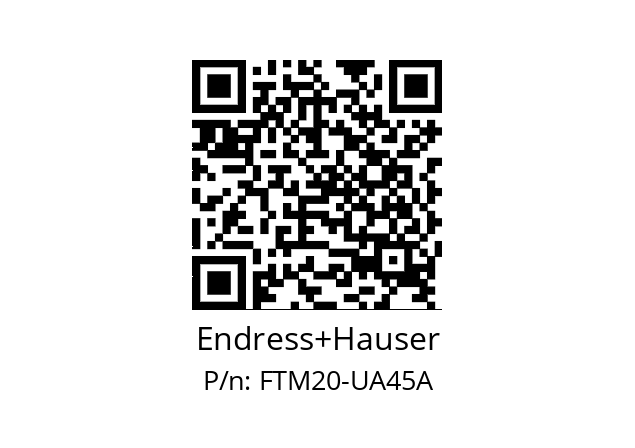   Endress+Hauser FTM20-UA45A