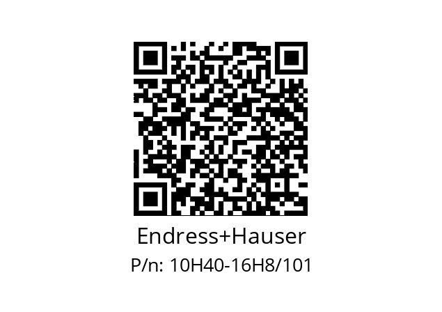  10H40-UFGA1AA0A5AA Endress+Hauser 10H40-16H8/101