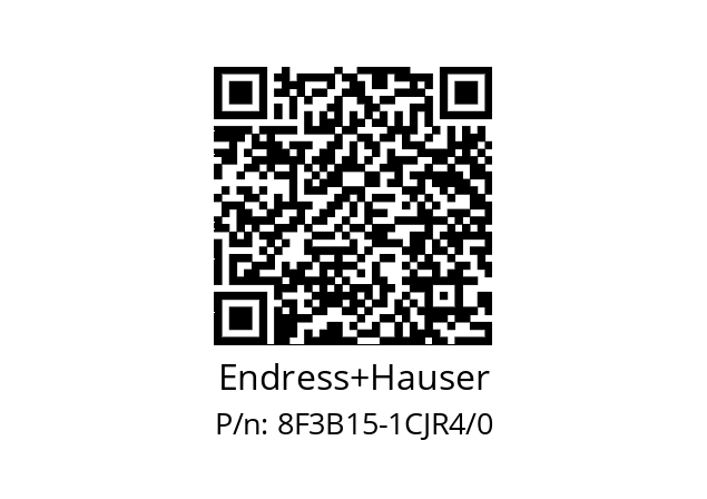  8F3B15-GRIMAEHFAASAFMWAA1 Endress+Hauser 8F3B15-1CJR4/0