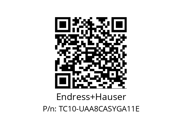   Endress+Hauser TC10-UAA8CASYGA11E