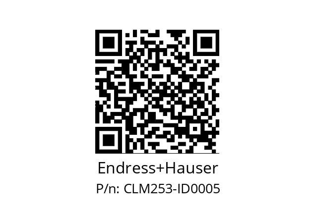   Endress+Hauser CLM253-ID0005