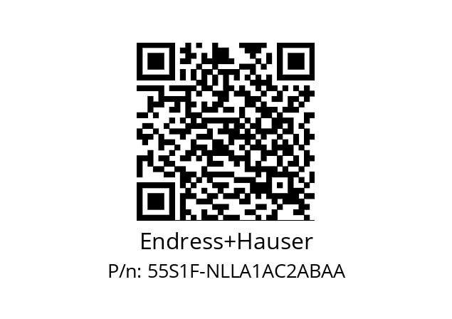   Endress+Hauser 55S1F-NLLA1AC2ABAA