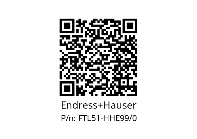   FTL51-ABG2BBAE1A  Endress+Hauser FTL51-HHE99/0