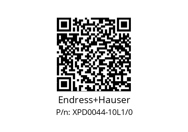  XPD0044-FDAAA00+JA Endress+Hauser XPD0044-10L1/0