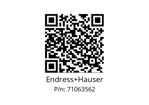   Endress+Hauser 71063562