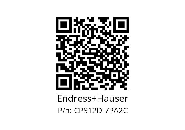   Endress+Hauser CPS12D-7PA2C