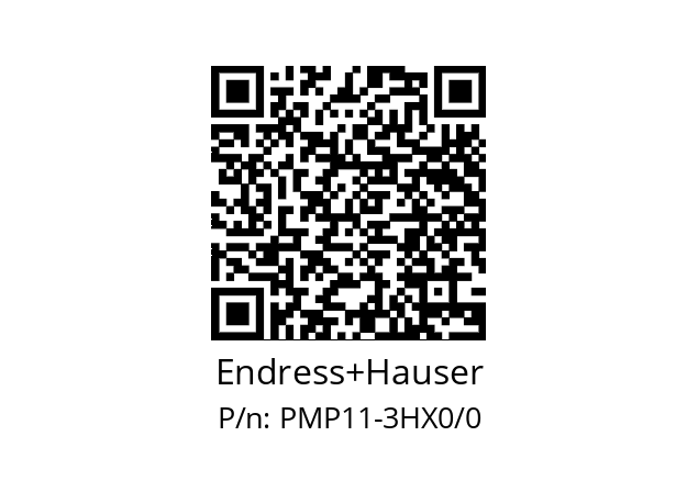  PMP11-AA1L1PAWJJ Endress+Hauser PMP11-3HX0/0