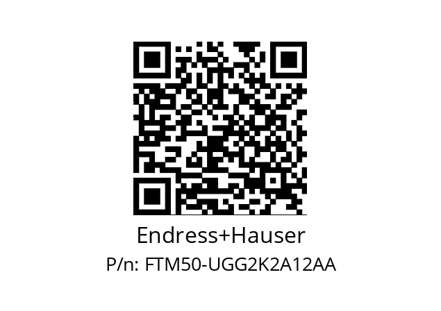   Endress+Hauser FTM50-UGG2K2A12AA