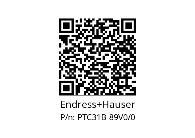  PTC31B-GR7M1PGBWBJA Endress+Hauser PTC31B-89V0/0