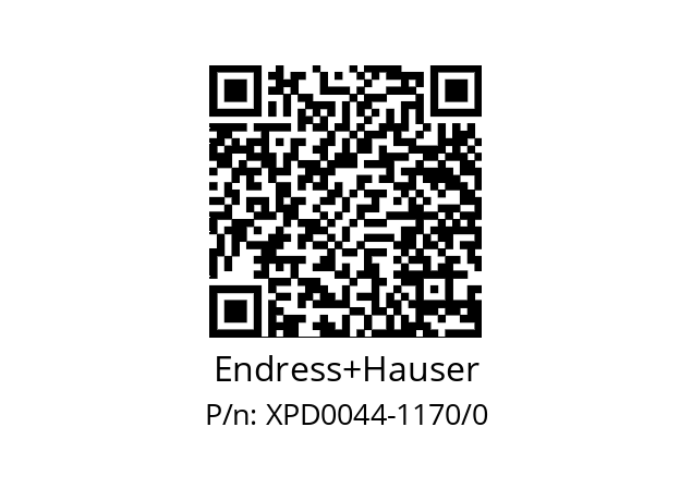  XPD0044-FCAAA00 Endress+Hauser XPD0044-1170/0